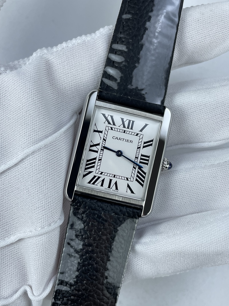 (준비완료/특급배송)NO.2423/AF공장 까르띠에 탱크솔로 27MM 쿼츠