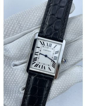 (준비완료/특급배송)NO.2481/K11공장 까르띠에 탱크솔로 27MM 악어가죽