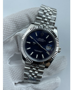 (준비완료/특급배송)NO.3472/롤렉스 데이저스트 41 블루 바 인덱스 126334 QP공장